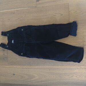 Oshkosh Corduroy Lined Overalls Boys Size 5T Navy